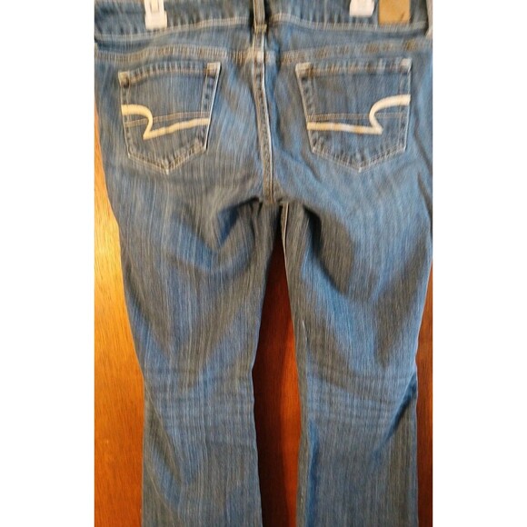 American Eagle Artist Stretch Med Wash Jeans 5 Pockets Women’s Size 12 - Picture 12 of 16